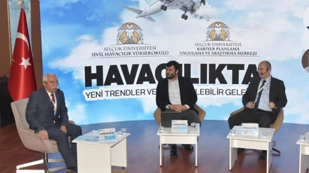 Selçuk Üniversitesinde sivil havacılığın geleceği konuşuldu